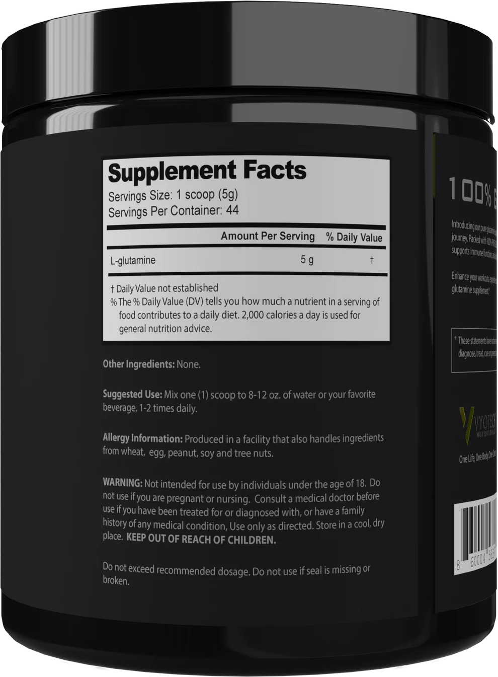 VYOTECH: Glutamine by Vyotech Nutritionals