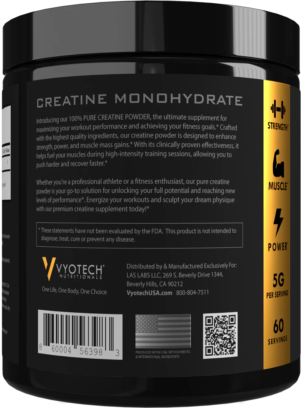 VYOTECH: Creatine Monohydrate by Vyotech Nutritionals