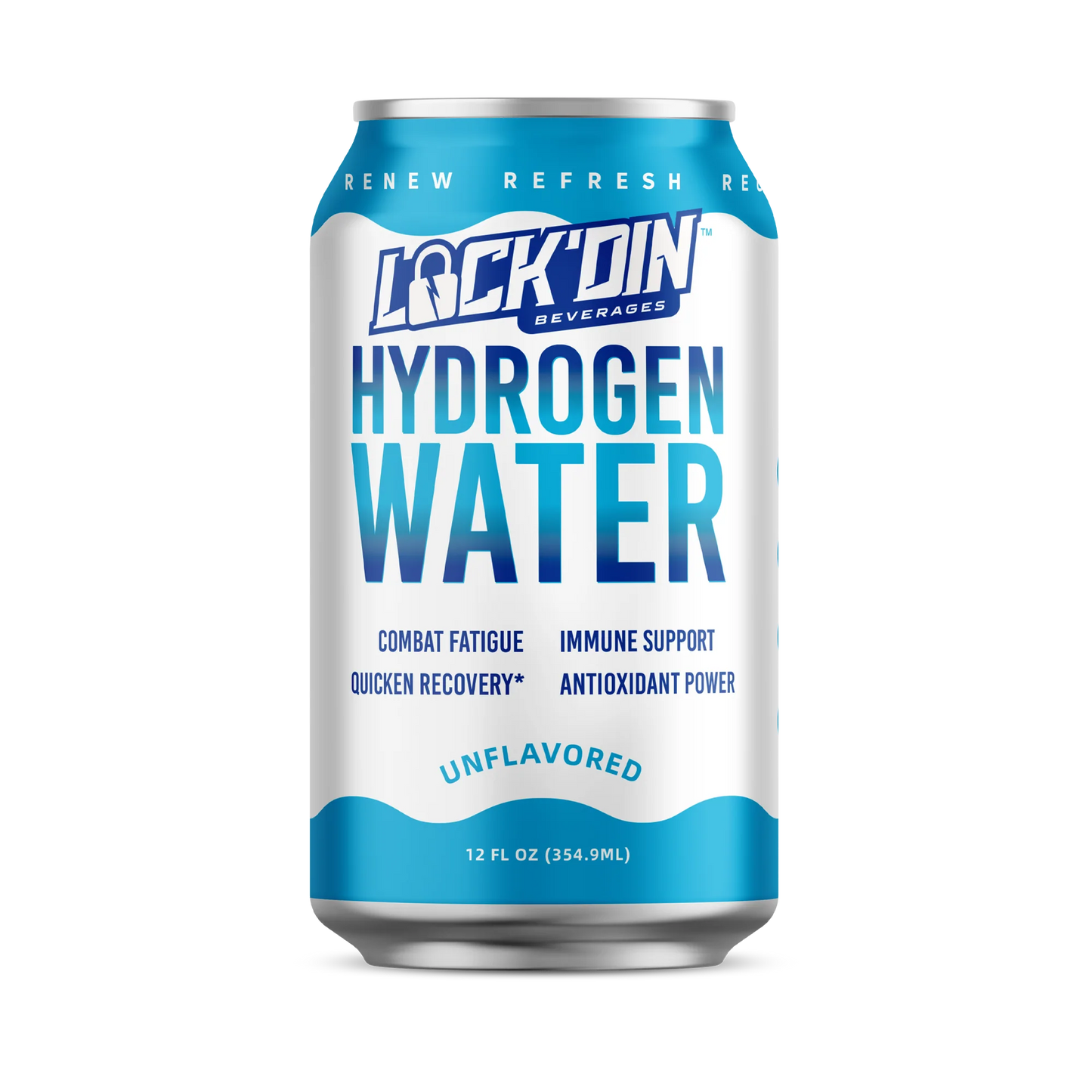 LOCK'DIN - Original Hydrogen Water w/ Quad-C (Case of 12)
