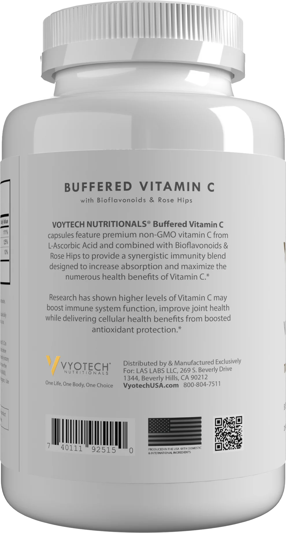VYOTECH: Vitamin C with Rose Hips and Citrus Bioflavonoids